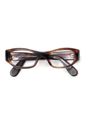 Vintage Frame France Tortoise Shell Small Eyeglass Frames Retro Optical